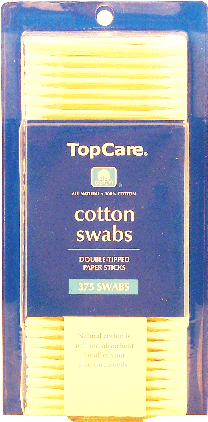 Top Care  cotton swabs, double-tipped paper sticks Full-Size Picture